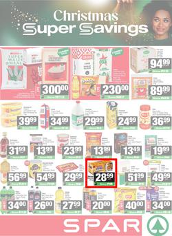 SPAR & SUPERSPAR Western Cape : Christmas Super Savings (10 November - 23 November 2025), page 1