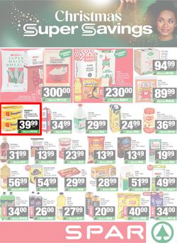 SPAR & SUPERSPAR Western Cape : Christmas Super Savings (10 November - 23 November 2025), page 1