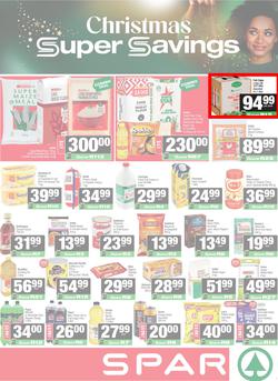 SPAR & SUPERSPAR Western Cape : Christmas Super Savings (10 November - 23 November 2025), page 1