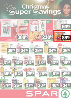 SPAR & SUPERSPAR Western Cape : Christmas Super Savings (10 November - 23 November 2025), page 1