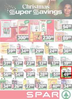 SPAR & SUPERSPAR Western Cape : Christmas Super Savings (10 November - 23 November 2025), page 1