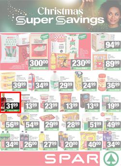 SPAR & SUPERSPAR Western Cape : Christmas Super Savings (10 November - 23 November 2025), page 1