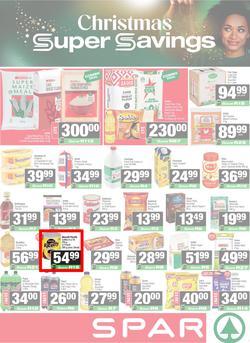 SPAR & SUPERSPAR Western Cape : Christmas Super Savings (10 November - 23 November 2025), page 1
