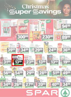 SPAR & SUPERSPAR Western Cape : Christmas Super Savings (10 November - 23 November 2025), page 1