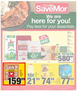 SPAR SAVEMOR EASTERN CAPE : We Are Here For You (21 September - 3 October 2021) Valid in Alexandria, Dordrecht, Hogsback, Idutywa, Willowvale, Mooiplaas, Richmond, page 1