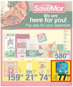 SPAR SAVEMOR EASTERN CAPE : We Are Here For You (21 September - 3 October 2021) Valid in Alexandria, Dordrecht, Hogsback, Idutywa, Willowvale, Mooiplaas, Richmond, page 1
