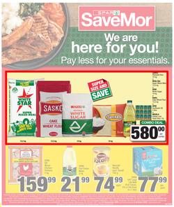 SPAR SAVEMOR EASTERN CAPE : We Are Here For You (21 September - 3 October 2021) Valid in Alexandria, Dordrecht, Hogsback, Idutywa, Willowvale, Mooiplaas, Richmond, page 1