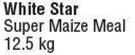 White Star Super Maize Meal-12.5Kg