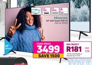 Hisense 40" A4H Smart FHD TV