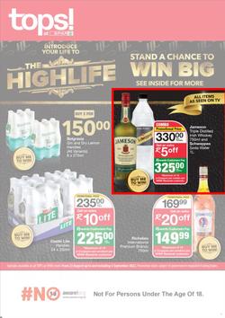 Tops at SPAR Western Cape : The HighLife (23 August - 04 September 2022), page 1