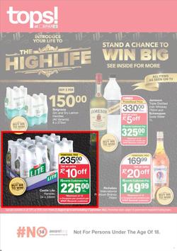 Tops at SPAR Western Cape : The HighLife (23 August - 04 September 2022), page 1