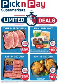 Pick n Pay Gauteng, Free State, North West, Mpumalanga, Limpopo & Northern Cape : Weekend Specials (12 December - 16 December 2024)