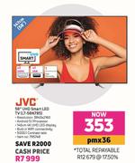 JVC 58" (147cm) UHD Smart LED TV LT-58N785- Per Month (36 Months)