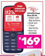 Itel 2163D Deep Blue DS NL