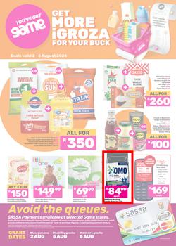 Game SASSA : Get More iGroza For Your Buck (02 August - 06 August 2024), page 1