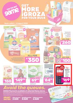 Game SASSA : Get More iGroza For Your Buck (02 August - 06 August 2024), page 1