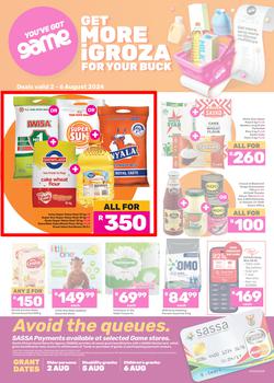 Game SASSA : Get More iGroza For Your Buck (02 August - 06 August 2024), page 1