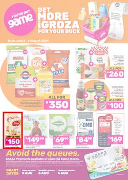 Game SASSA : Get More iGroza For Your Buck (02 August - 06 August 2024), page 1