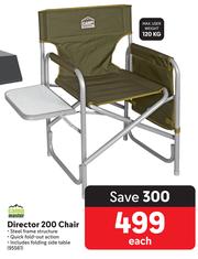Campmaster director store 200 chair