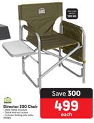 Camp Master Director 200 Chair 95561-Each