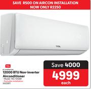 TCL 12000 BTU Non-Inverter Air Conditioner TAC-12XAB1 