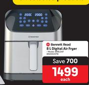 Bennett Read 8Ltr Digital Air Fryer BR8LDAF 