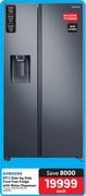 Samsung 617Ltr Side-By-Side Frost Free Fridge With Water Dispenser RS64R5311B4/FA