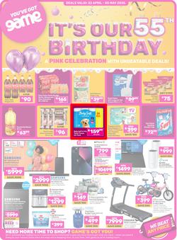 Game : It's Our 55th Birthday Celebration (22 April - 05 May 2025), page 1