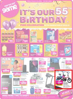 Game : It's Our 55th Birthday Celebration (22 April - 05 May 2025), page 1