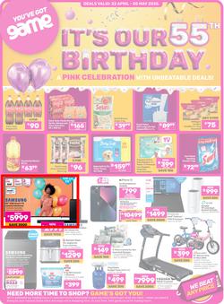 Game : It's Our 55th Birthday Celebration (22 April - 05 May 2025), page 1