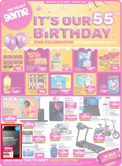 Game : It's Our 55th Birthday Celebration (22 April - 05 May 2025), page 1
