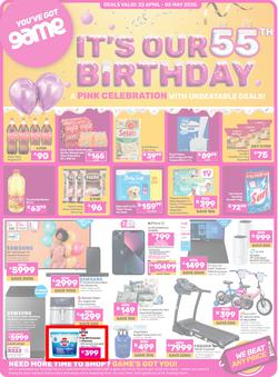 Game : It's Our 55th Birthday Celebration (22 April - 05 May 2025), page 1