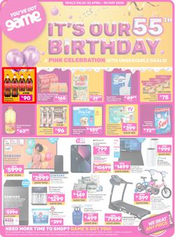 Game : It's Our 55th Birthday Celebration (22 April - 05 May 2025), page 1