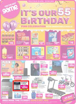 Game : It's Our 55th Birthday Celebration (22 April - 05 May 2025), page 1