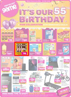 Game : It's Our 55th Birthday Celebration (22 April - 05 May 2025), page 1