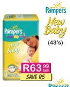 Pampers New Baby 43's