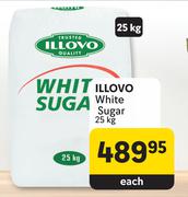 Illovo White Sugar-25kg Each
