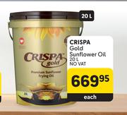 Crispa Gold Sunflower Oil-20Ltr Each