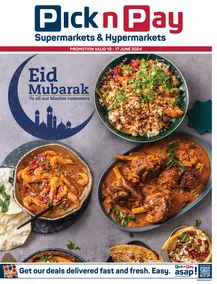 Pick n Pay Western Cape : Eid Specials (10 June - 17 June 2024)