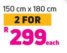 Always Home Plush Mink Blankets 150cm x 180cm-For 2