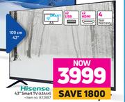 Hisense 43" (109cm) Smart TV 43A4H