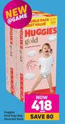 Huggies Gold Giga Bag Assorted Sizes-Each
