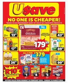 Usave Eastern Cape : No One Is Cheaper (19 February - 10 March 2024)