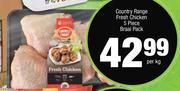 Country Range Fresh Chicken 5 Piece Braai Pack-Per Kg
