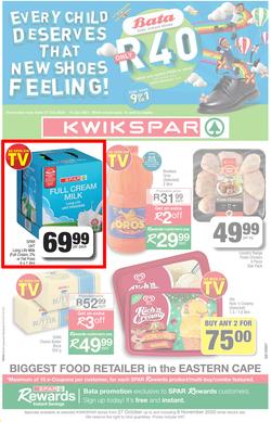 KWIKSPAR EASTERN CAPE (27 October - 8 November 2020), page 1
