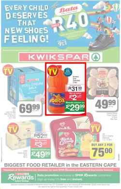 KWIKSPAR EASTERN CAPE (27 October - 8 November 2020), page 1