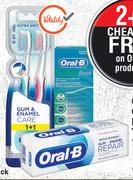 Oral-B Gum & Enamel Care Toothbrushes 2 Pack-Per Pack
