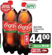 Coca Cola Original Only-For 2 x 2Ltr