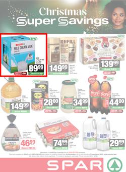 SPAR & SUPERSPAR KwaZulu-Natal Town : Christmas Super Savings (24 November - 07 December 2025), page 1