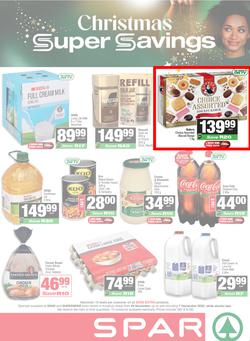 SPAR & SUPERSPAR KwaZulu-Natal Town : Christmas Super Savings (24 November - 07 December 2025), page 1